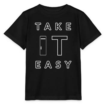 IT - T-shirt bio MINI CREATOR Stanley/Stella Enfant - noir - Devant - Mikhail (115cm)