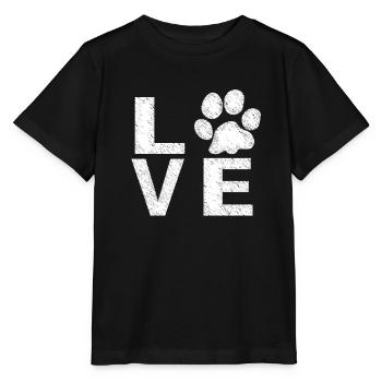 liebe Pfote - Stanley/Stella Kinder T-Shirt MINI CREATOR  - Schwarz - Vorne - Mikhail (115cm)