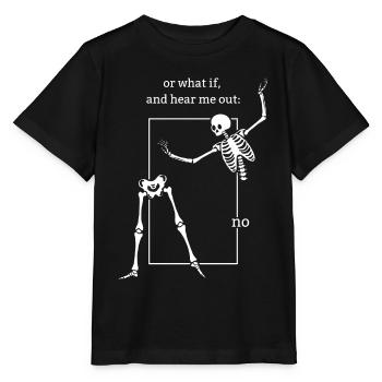 Funny T-shirt - Stanley/Stella MINI CREATOR Kids’ T-Shirt - black - Front - Mikhail (115cm)