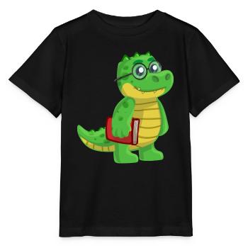 Read Alligator Schnappi - Stanley/Stella MINI CREATOR Kids’ T-Shirt - black - Front - Mikhail (115cm)
