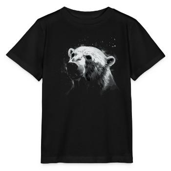 Polar Bear Polar Bear Bear - Stanley/Stella MINI CREATOR Kids’ T-Shirt - black - Front - Mikhail (115cm)