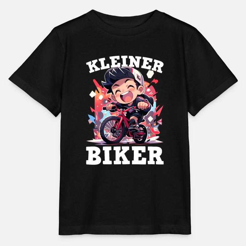 Biker Junge - Stanley/Stella Kinder T-Shirt MINI CREATOR  - Schwarz