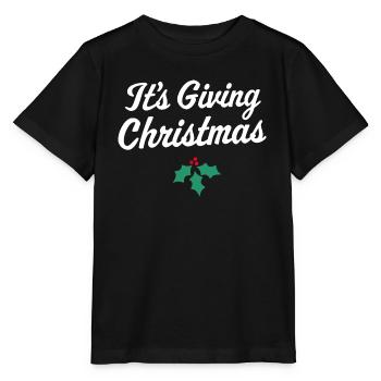 Es ist das Schenken von Weihnachten - Stanley/Stella Kinder T-Shirt MINI CREATOR  - Schwarz - Vorne - Mikhail (115cm)