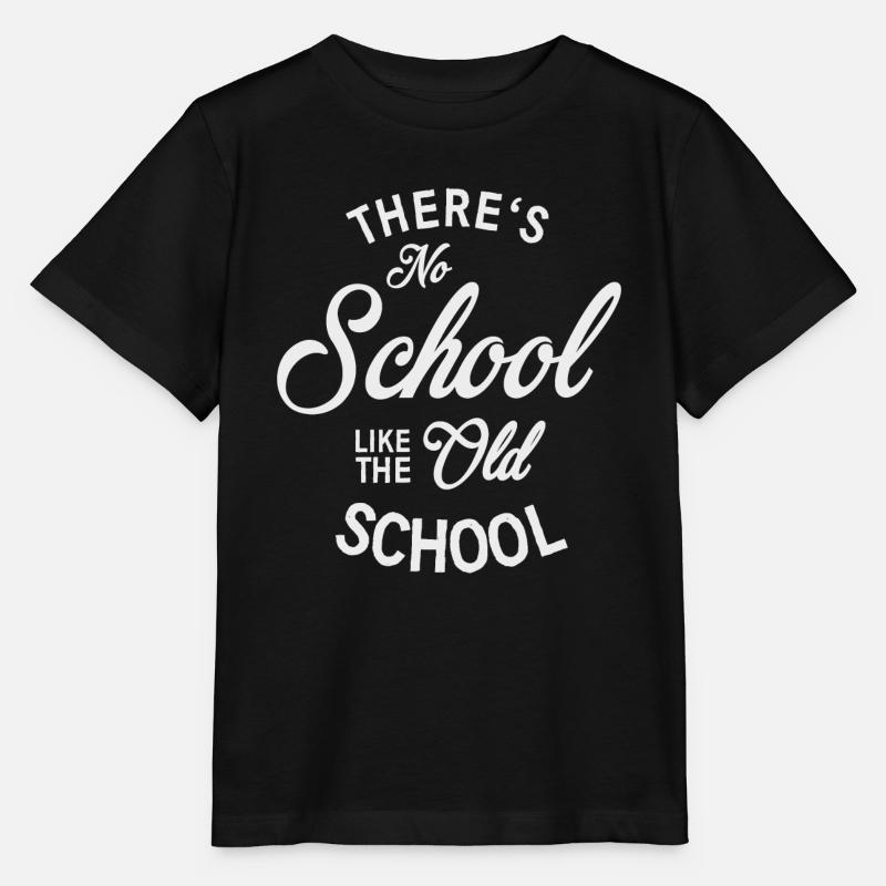 No School like the old school - Stanley/Stella Kinder T-Shirt MINI CREATOR  - Schwarz
