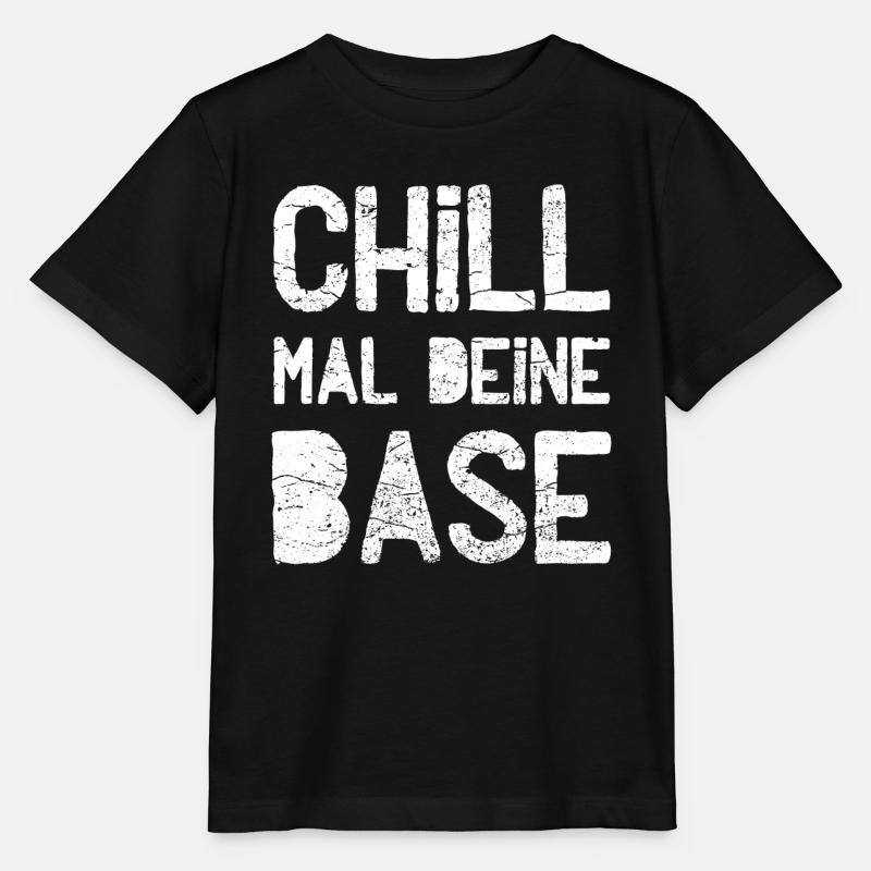 Chill mal deine Base - Stanley/Stella Kinder T-Shirt MINI CREATOR  - Schwarz