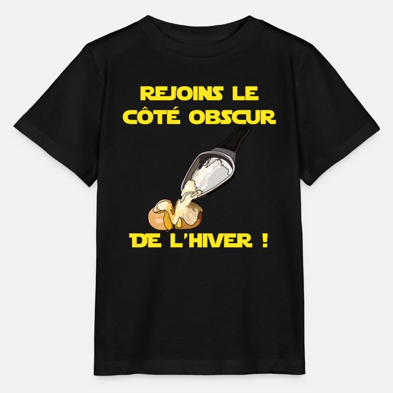 Logo Raclette - T-shirt bio MINI CREATOR Stanley/Stella Enfant - noir
