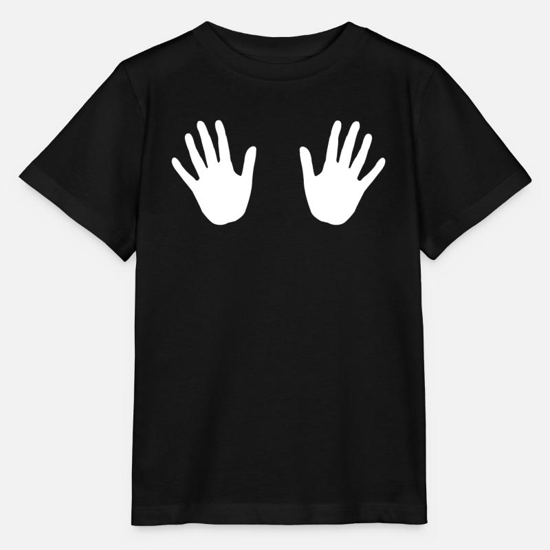 Hands - Stanley/Stella MINI CREATOR Kids’ T-Shirt - black