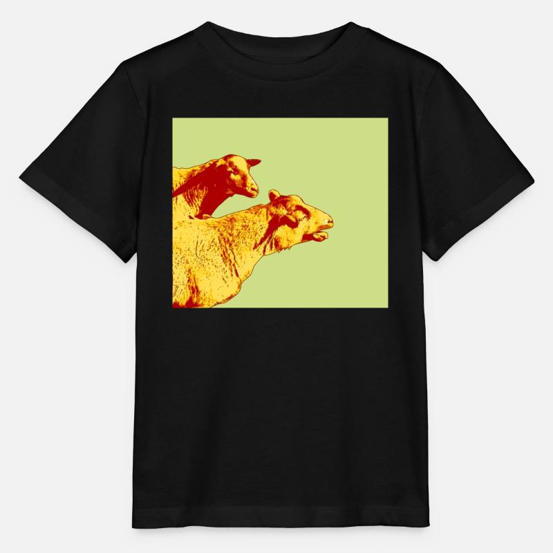 Schafe - Stanley/Stella Kinder T-Shirt MINI CREATOR  - Schwarz