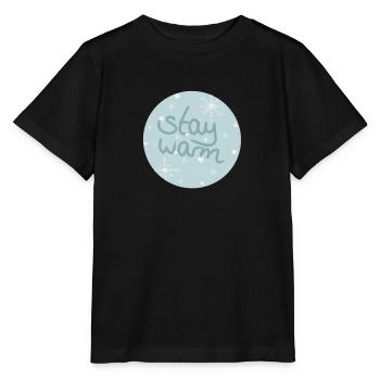 Rester au chaud - T-shirt bio MINI CREATOR Stanley/Stella Enfant - noir - Devant - Mikhail (115cm)