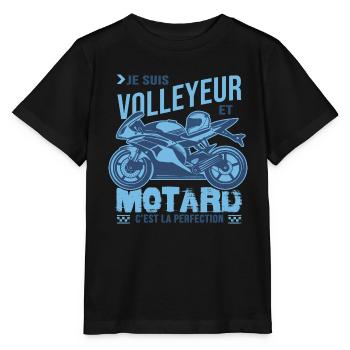 motard parfait volleyeur parfait - T-shirt bio MINI CREATOR Stanley/Stella Enfant - noir - Devant - Mikhail (115cm)