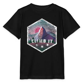 grimper grimpeur cadeau bouldering bouldering - T-shirt bio MINI CREATOR Stanley/Stella Enfant - noir - Devant - Mikhail (115cm)