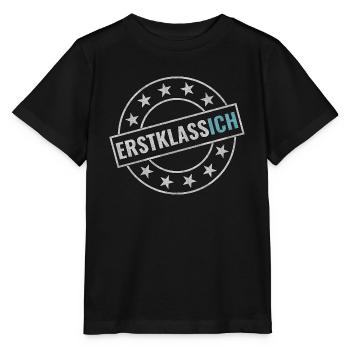 Erstklassich Schulkind Einschulung Schule - Stanley/Stella Kinder T-Shirt MINI CREATOR  - Schwarz - Vorne - Mikhail (115cm)
