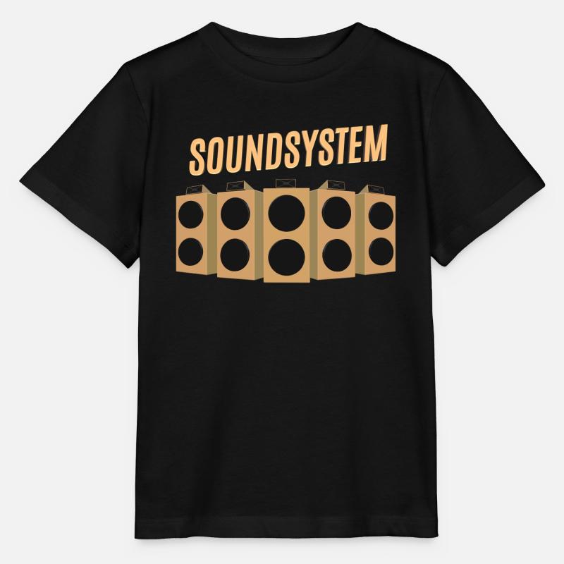 Soundsystem Dub Reggae - Stanley/Stella Kinder T-Shirt MINI CREATOR  - Schwarz