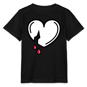 blutige Liebe - Stanley/Stella Kinder T-Shirt MINI CREATOR  - Schwarz - Vorne - Mikhail (115cm)