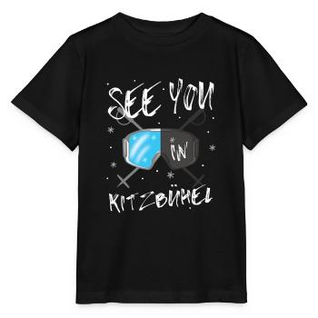 Kitzbühel Skiing Tyrol Snowboarding Austria - Stanley/Stella MINI CREATOR Kids’ T-Shirt - black - Front - Mikhail (115cm)