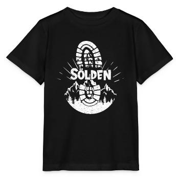 Sölden Skifahren Tirol Snowboarden Österreich - Stanley/Stella Kinder T-Shirt MINI CREATOR  - Schwarz - Vorne - Mikhail (115cm)