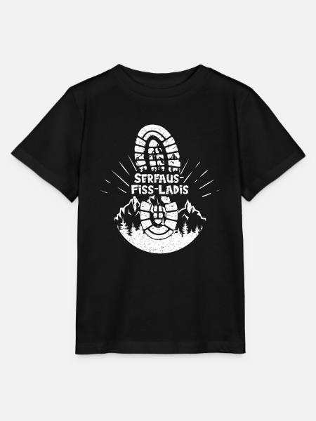 Serfaus-Fiss-Ladis Esquí Tirol Esquí Austria - Stanley/Stella T-shirt MINI CREATOR til børn - sort