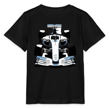 Form 1 Car Sticker - Sportscar Design - Stanley/Stella MINI CREATOR Kids’ T-Shirt - black - Front - Mikhail (115cm)