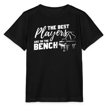 Piano The Best Players Are On The Bench - Stanley/Stella MINI CREATOR Kids’ T-Shirt - black - Front - Mikhail (115cm)