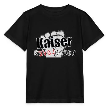 Revolution Kaiser - Stanley/Stella Kinder T-Shirt MINI CREATOR  - Schwarz - Vorne - Mikhail (115cm)