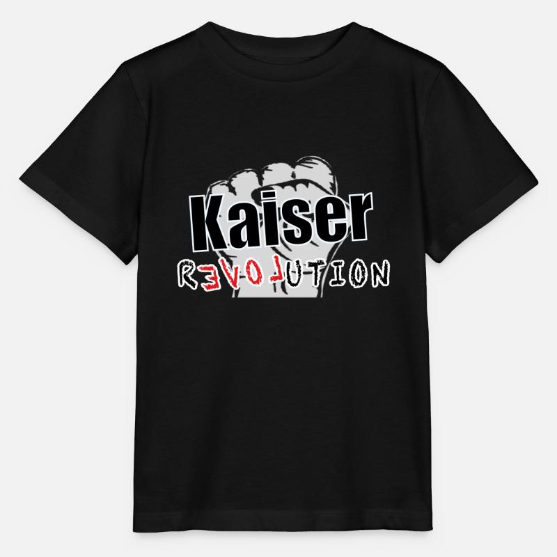 Revolution Kaiser - Stanley/Stella Kinder T-Shirt MINI CREATOR  - Schwarz