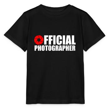 Official photographer - Stanley/Stella MINI CREATOR Kids’ T-Shirt - black - Front - Mikhail (115cm)