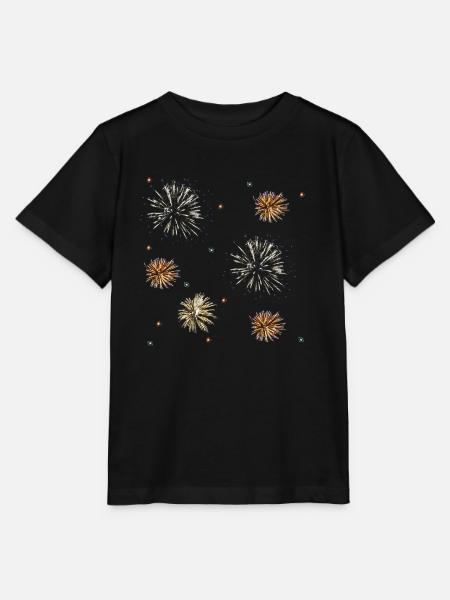 Feuerwerk - Stanley/Stella Kinder T-Shirt MINI CREATOR - Schwarz