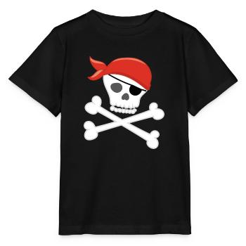 PIRATE - Stanley/Stella MINI CREATOR Kids’ T-Shirt - black - Front - Mikhail (115cm)
