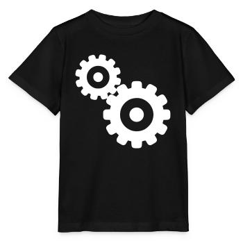 Gears - Stanley/Stella MINI CREATOR Kids’ T-Shirt - black - Front - Mikhail (115cm)