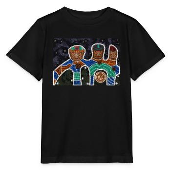 Freundschaft - Stanley/Stella Kinder T-Shirt MINI CREATOR  - Schwarz - Vorne - Mikhail (115cm)