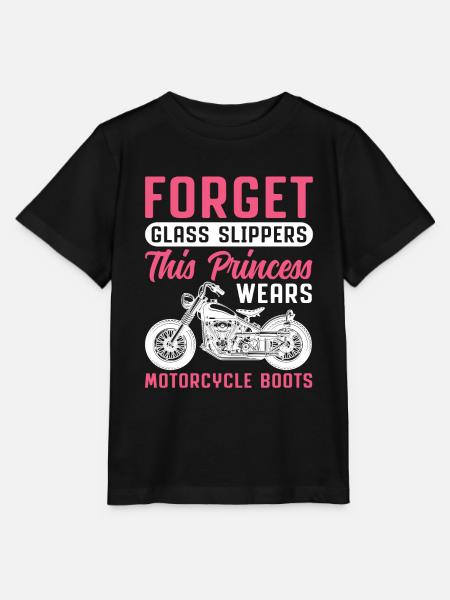 Vergessis High Hells Diese Prinzessin Trägt Stiefe - Stanley/Stella Kinder T-Shirt MINI CREATOR  - Schwarz