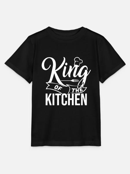 König Der Küche - Kochen - Stanley/Stella Kinder T-Shirt MINI CREATOR - Schwarz