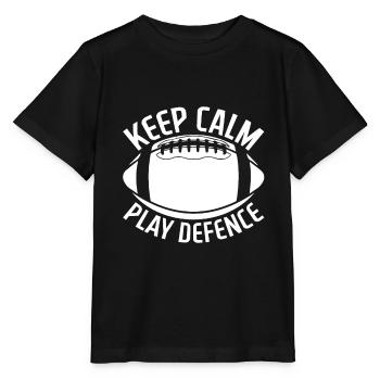 Ruhe Bewahren Und Defensiv Spielen - Football - Stanley/Stella Kinder T-Shirt MINI CREATOR  - Schwarz - Vorne - Mikhail (115cm)