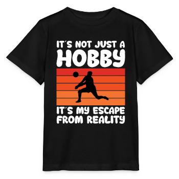 Es Ist Nicht Nur Ein Hobby Es Ist Meine Flucht - Stanley/Stella Kinder T-Shirt MINI CREATOR  - Schwarz - Vorne - Mikhail (115cm)