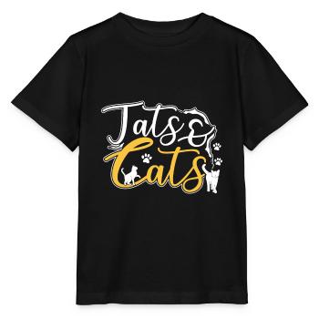 Tats & Katzen - Stanley/Stella Kinder T-Shirt MINI CREATOR  - Schwarz - Vorne - Mikhail (115cm)
