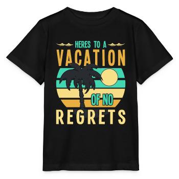 Pour des vacances sans regrets - T-shirt bio MINI CREATOR Stanley/Stella Enfant - noir - Devant - Mikhail (115cm)