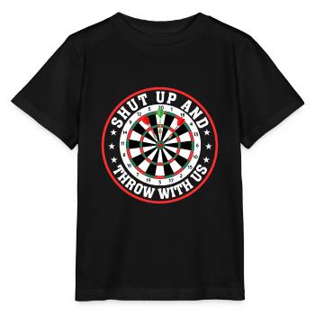 Tais-toi et jette avec nous - T-shirt bio MINI CREATOR Stanley/Stella Enfant - noir - Devant - Mikhail (115cm)