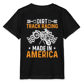 Dirt Track Racing Gemacht In Amerika - Stanley/Stella Kinder T-Shirt MINI CREATOR  - Schwarz - Vorne - Mikhail (115cm)