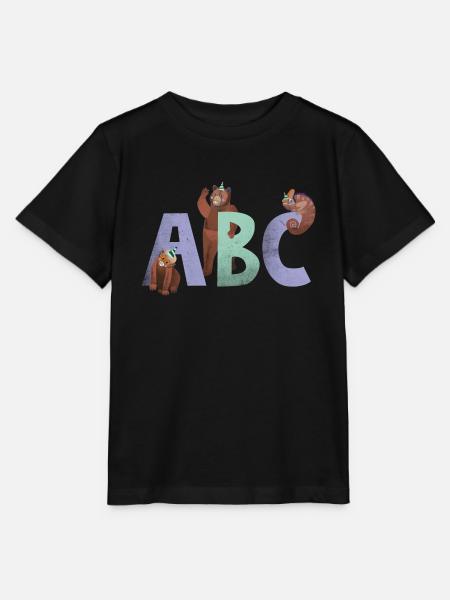 ABC - Einschulung - Stanley/Stella Kinder T-Shirt MINI CREATOR - Schwarz
