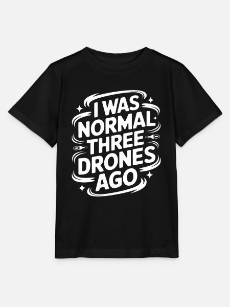 Dronen Pilot Quadrocopter Drone - Stanley/Stella Kinder T-Shirt MINI CREATOR  - Schwarz