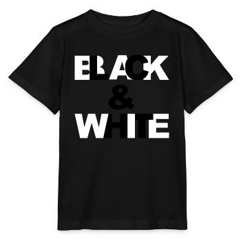 Black & White - T-shirt bio MINI CREATOR Stanley/Stella Enfant - noir - Devant - Mikhail (115cm)