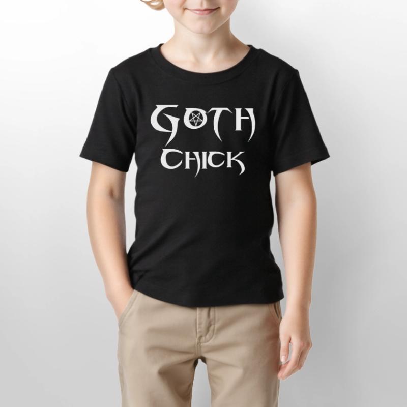 Goth Chick (Vector) Stanley/Stella MINI CREATOR Kids’ T-Shirt