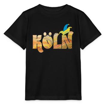 Carnaval de Cologne e 37 - T-shirt bio MINI CREATOR Stanley/Stella Enfant - noir - Devant - Mikhail (115cm)