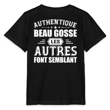 Authentisches gutaussehendes Kind - Stanley/Stella Kinder T-Shirt MINI CREATOR  - Schwarz - Vorne - Mikhail (115cm)