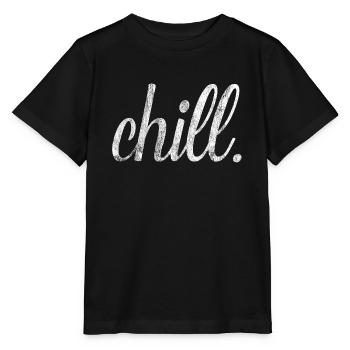 Chiller Chill Hipster Shirt cadeau - T-shirt bio MINI CREATOR Stanley/Stella Enfant - noir - Devant - Mikhail (115cm)