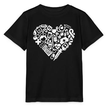 Nurse Doctor Hospital Krankenschwester - Stanley/Stella Kinder T-Shirt MINI CREATOR  - Schwarz - Vorne - Mikhail (115cm)