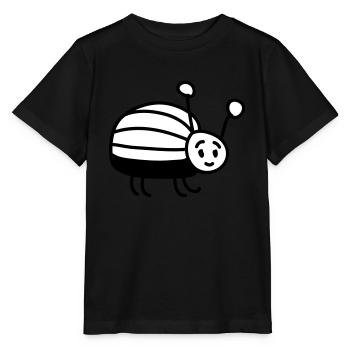 petit coléoptère - T-shirt bio MINI CREATOR Stanley/Stella Enfant - noir - Devant - Mikhail (115cm)