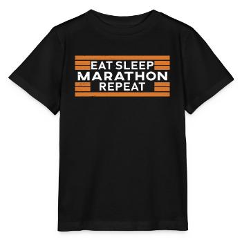 marathon - Stanley/Stella MINI CREATOR Kids’ T-Shirt - black - Front - Mikhail (115cm)