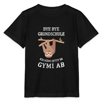 Kinder Grundschule Abschluss Geschenk Gymnasium - Stanley/Stella Kinder T-Shirt MINI CREATOR  - Schwarz - Vorne - Mikhail (115cm)