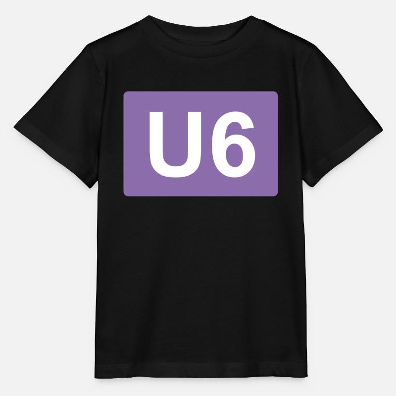 Berlin U-Bahn U6 - Stanley/Stella Kinder T-Shirt MINI CREATOR  - Schwarz